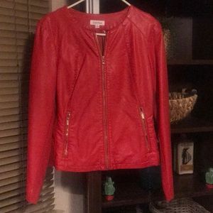 Red jacket